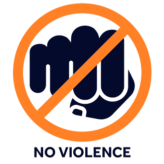 No violence